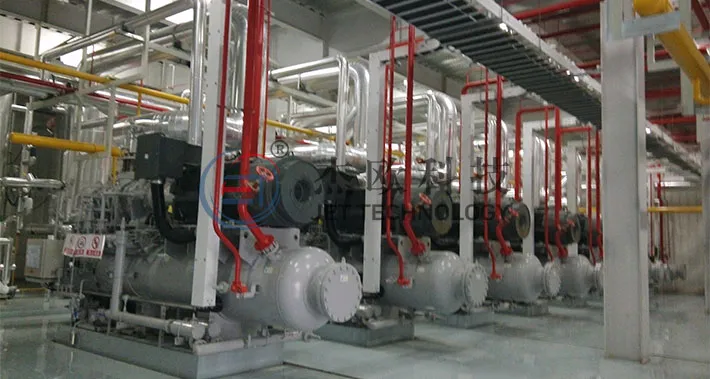 Sistema de refrigeración de amoníaco