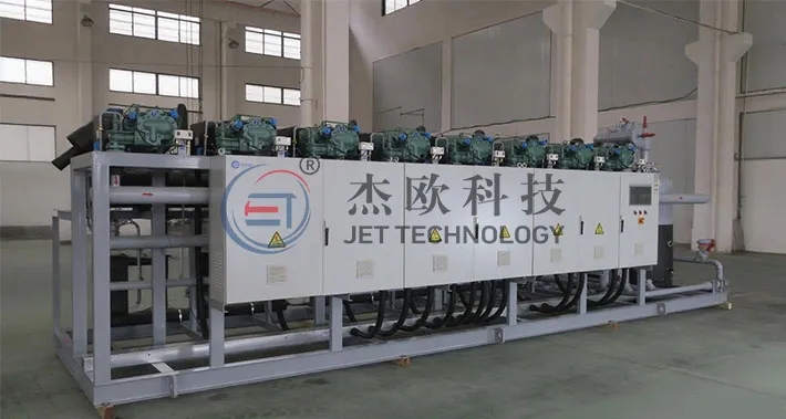 Refrigeración de estante paralelo